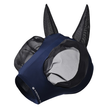 Máscara anti-moscas Imperial Riding Trail ride basic Marinho Azul-marinho