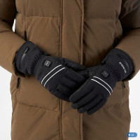 Luvas HV Polo Heat tech mulher Preto