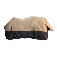 Cobertor exterior Imperial Riding Limited Fleece sem pescoço Bege / cinza