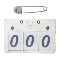 Placa de identificação de concurso de três dígitos KLMaddie Kingsland