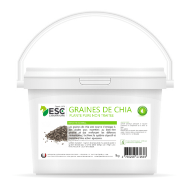 Sementes de chia ESC Laboratoire Sementes de chia ESC Laboratoire