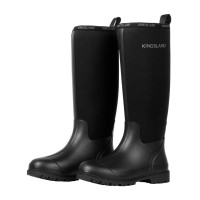 Botas de borracha de cano alto femininas KLMaria Kingsland mulher Preto