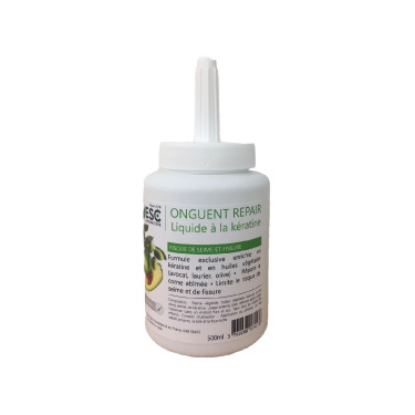 Unguento reparador líquido à base de óleos vegetais e enriquecido com queratina ESC Laboratoire
