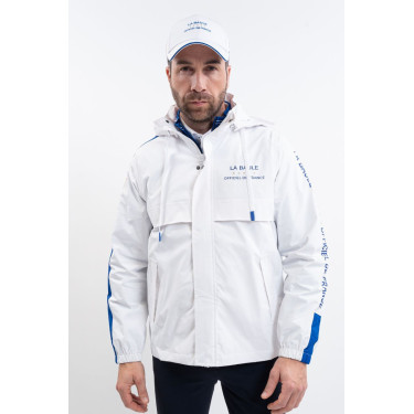 Casaco de chuva equitação CSIO La Baule branco Casaco de chuva equitação CSIO La Baule branco