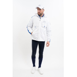 Casaco de chuva equitação CSIO La Baule branco Casaco de chuva equitação CSIO La Baule branco