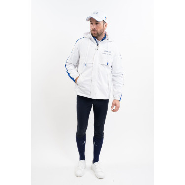 Casaco de chuva equitação CSIO La Baule branco Casaco de chuva equitação CSIO La Baule branco