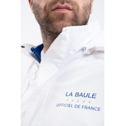 Casaco de chuva equitação CSIO La Baule branco Casaco de chuva equitação CSIO La Baule branco