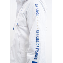 Casaco de chuva equitação CSIO La Baule branco Casaco de chuva equitação CSIO La Baule branco