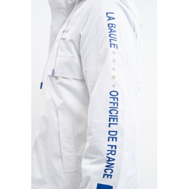 Casaco de chuva equitação CSIO La Baule branco Casaco de chuva equitação CSIO La Baule branco