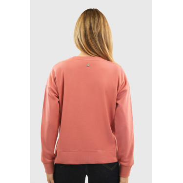 Sweat Harcour Batista mulher Rosa aurora