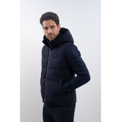 Colete acolchoado sem mangas Harcour Aubin Marinho Azul-marinho