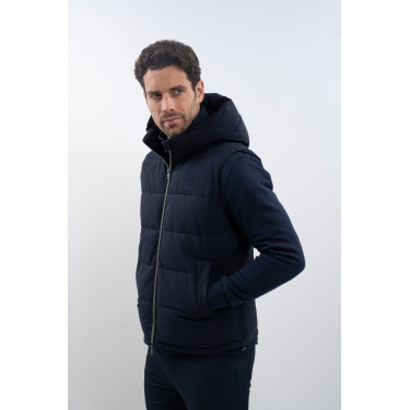Colete acolchoado sem mangas Harcour Aubin Marinho Azul-marinho