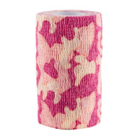 Bandagens Flex Horze Camuflagem rosa