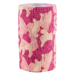 Bandagens Flex Horze Camuflagem rosa