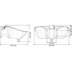 Bebedouro Polydrink Tube La Gée latão