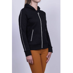Casaco com zíper Harcour Sworm feminino Preto