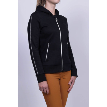 Casaco com zíper Harcour Sworm feminino Preto