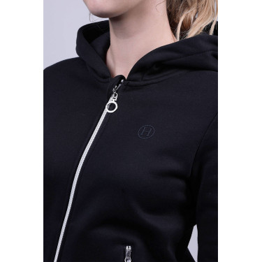 Casaco com zíper Harcour Sworm feminino Preto