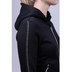 Casaco com zíper Harcour Sworm feminino Preto