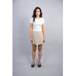 Saia Harcour Skafa Areia Amarelo