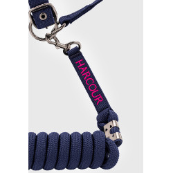 Cabeção e guia Harcour Amour Marinho / rosa Azul