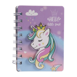 Caderno mini Unicorn- HKM