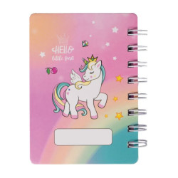 Caderno mini Unicorn- HKM