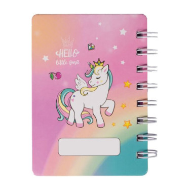 Caderno mini Unicorn- HKM