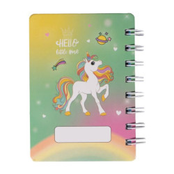 Caderno mini Unicorn- HKM