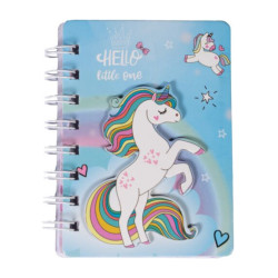 Caderno mini Unicorn- HKM