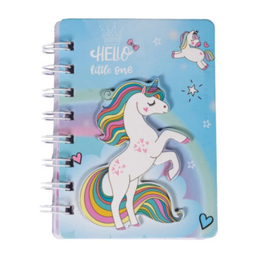 Caderno mini Unicorn- HKM