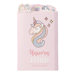 Notas reposicionáveis Unicorn HKM