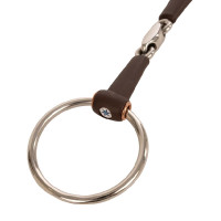 Bridão simples com argolas Flex dupla rótula médio 18 mm 14,5 cm Branco