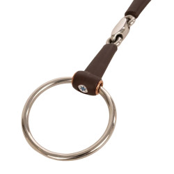 Bridão simples com argolas Flex dupla rótula médio 18 mm 14,5 cm