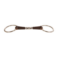 Bridão simples com argolas Flex dupla rótula médio 18 mm 14,5 cm Branco