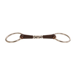 Bridão simples com argolas Flex dupla rótula médio 18 mm 14,5 cm