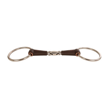 Bridão simples com argolas Flex dupla rótula médio 18 mm 14,5 cm