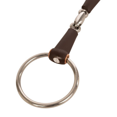 Bridão simples com argolas Flex dupla rótula médio 18 mm 14,5 cm