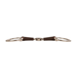 Bocado oliva Flex dupla fratura médio 18 mm 14,5 cm