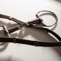 Bocado oliva Flex dupla fratura médio 18 mm 14,5 cm
