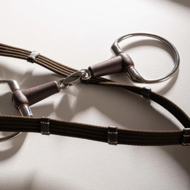 Bocado oliva Flex dupla fratura médio 18 mm 14,5 cm