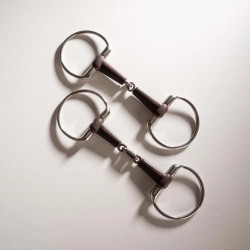 Bocado oliva Flex dupla fratura médio 18 mm 14,5 cm
