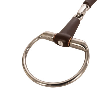Bocado oliva Flex dupla fratura médio 18 mm 14,5 cm