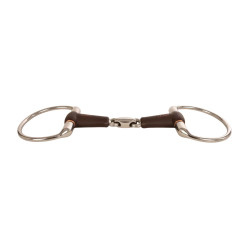 Bocado oliva Flex dupla fratura médio 18 mm 14,5 cm