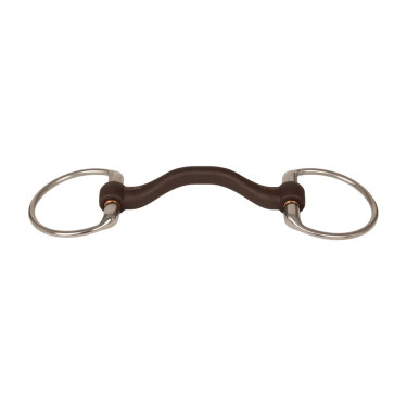 Freio oliva Flex passagem de língua rígida 20 mm 14,5 cm