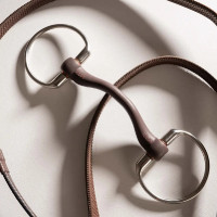 Freio oliva Flex passagem de língua rígida 20 mm 14,5 cm