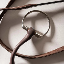 Freio oliva Flex passagem de língua rígida 20 mm 14,5 cm