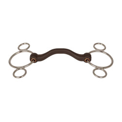 Pessoa 3 argolas Flex passagem de língua rígida 20 mm 14,5 cm