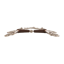 Pelham muserola Flex simples quebra médio 18mm 14,5cm