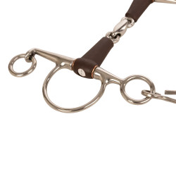 Pelham d’arção Flex dupla quebra média 18 mm 14,5 cm